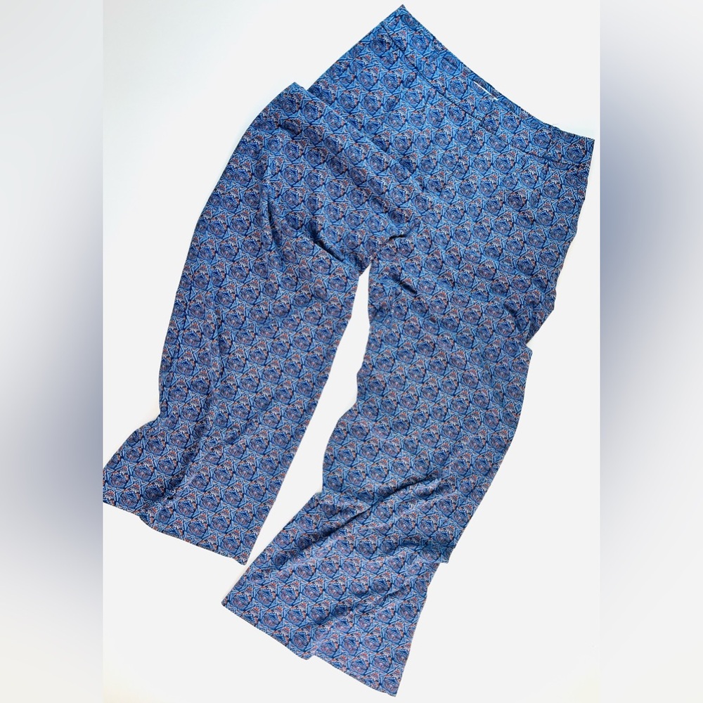 Reitmans Blue Boho Wide Leg Palazzo Pants [000000] - Picture 5 of 5